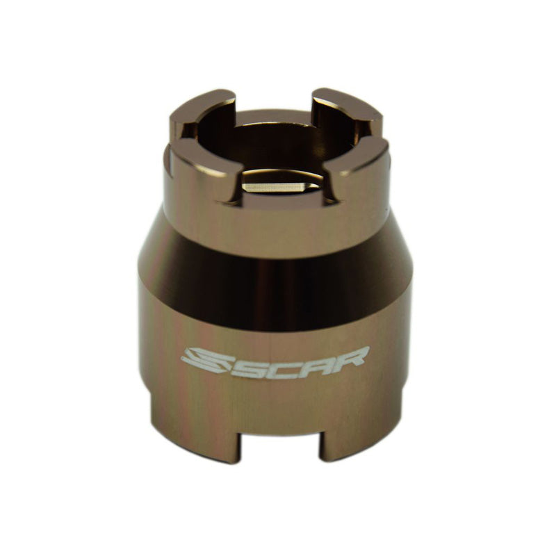 FORK CAP 2/1 SOCKET WP COMPR VALVE REMOVAL TOOL