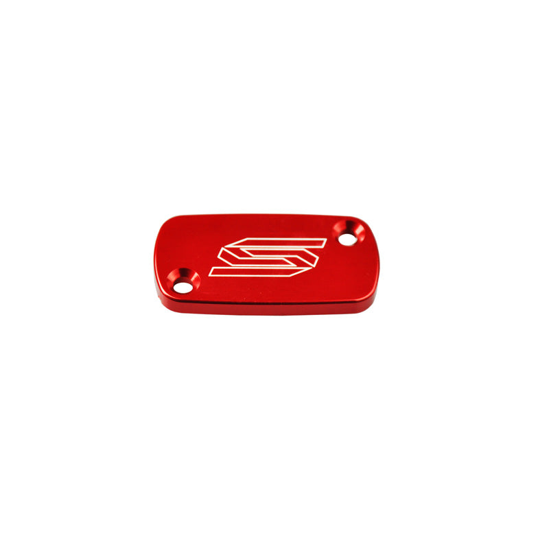 FRONT BRAKE RESERVOIR COVER - CR85 98- CRF150R 07- CR125/250 96- CRF250R 04- CRF450R 02- CRF250/450X 05- BETA 450-525RR - RED