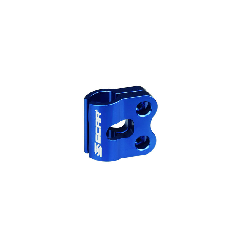 BRAKE LINE CLAMP (HON/YAM) - BLUE