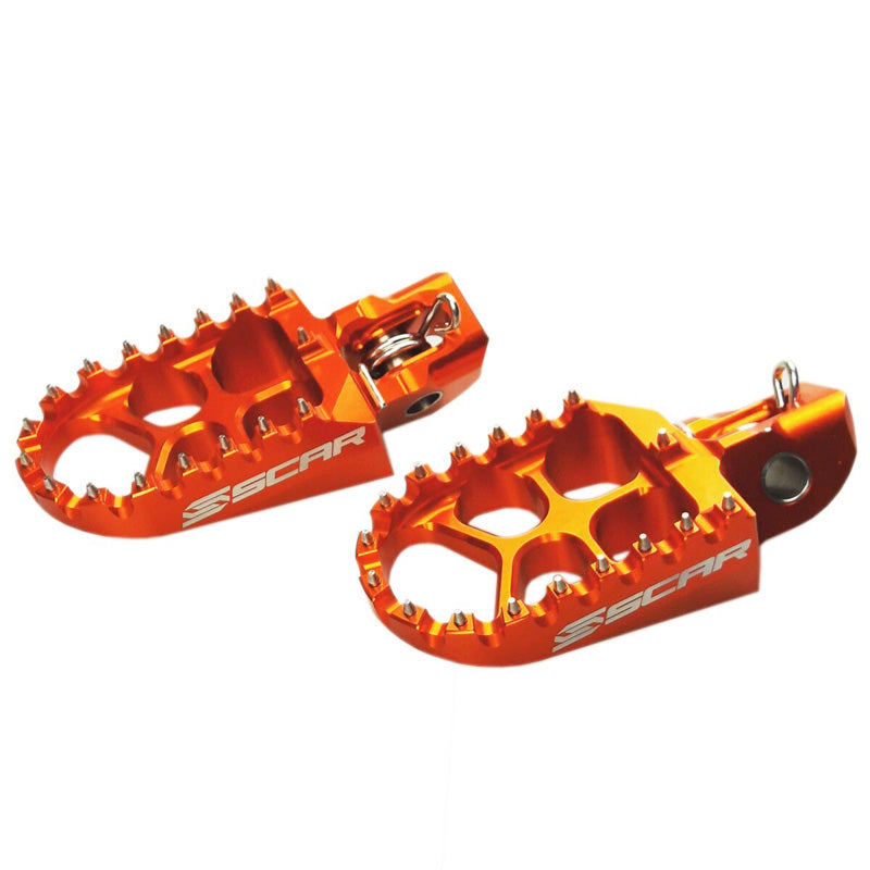FOOTPEGS EVO (KTM/ HUSQVARNA/GASGAS/SHERCO) ORANGE