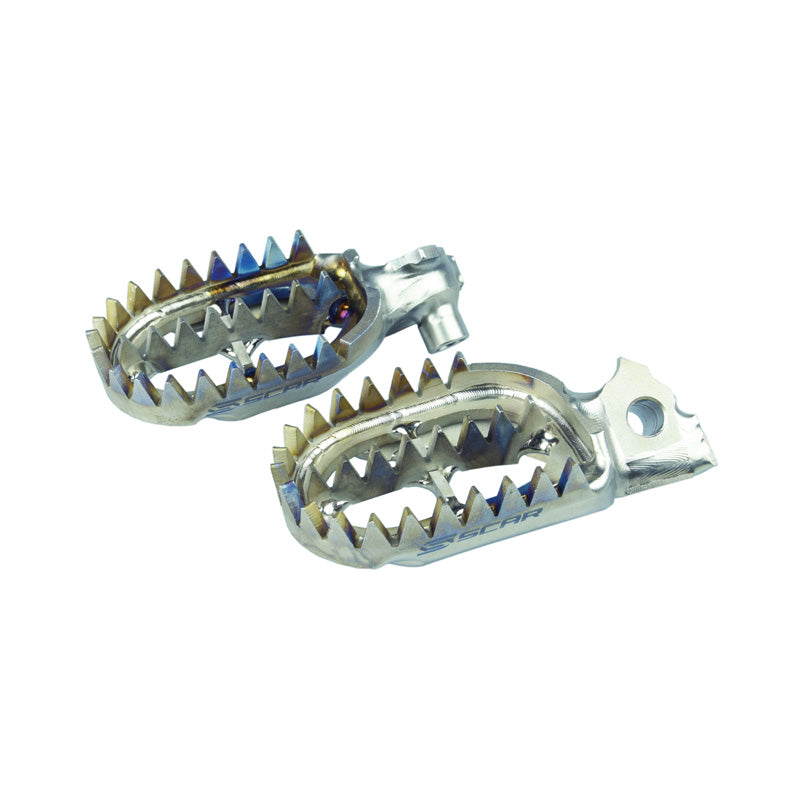 FOOTPEGS GRIPPER (GASGAS/HUSQ/KTM) TITANIUM