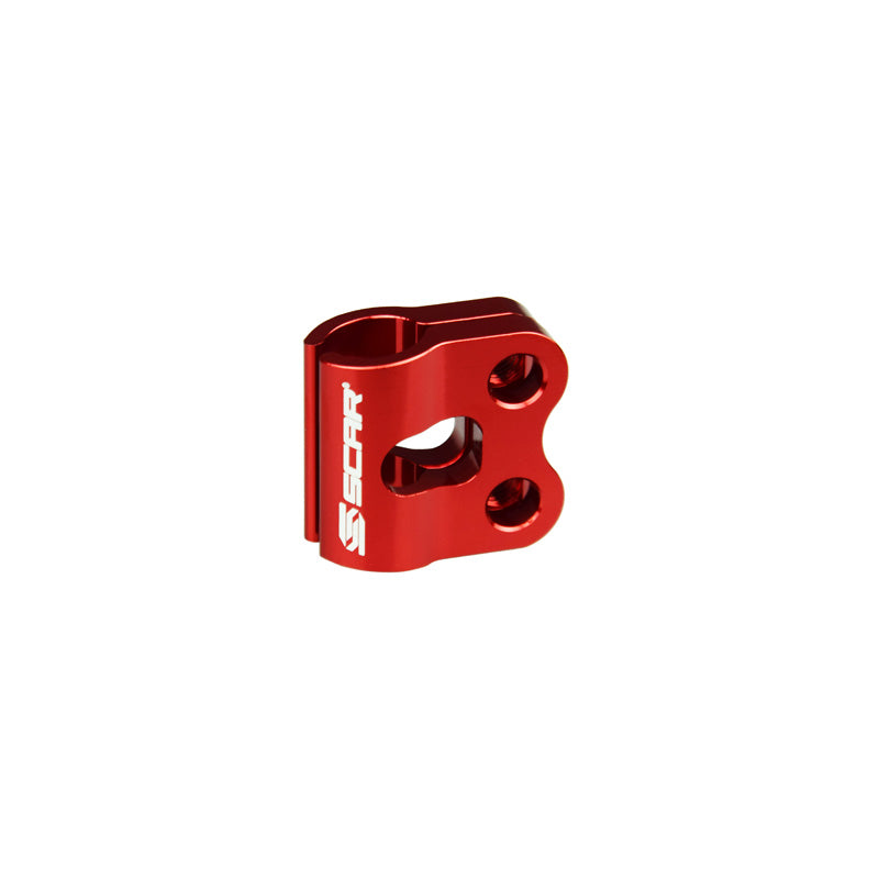 BRAKE LINE CLAMP (KAWA/SUZ) - RED