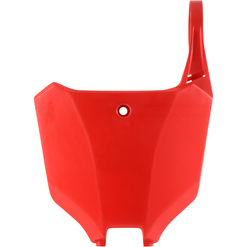 PLATE FRONT # HON RED