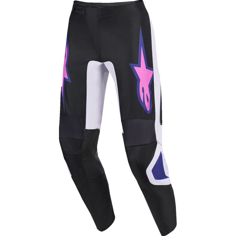 PANT FLUID GRID BLK/GY/PU 38