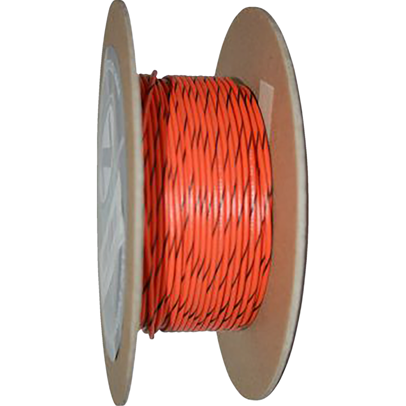 WIRE 18G 100' ORG/BLK