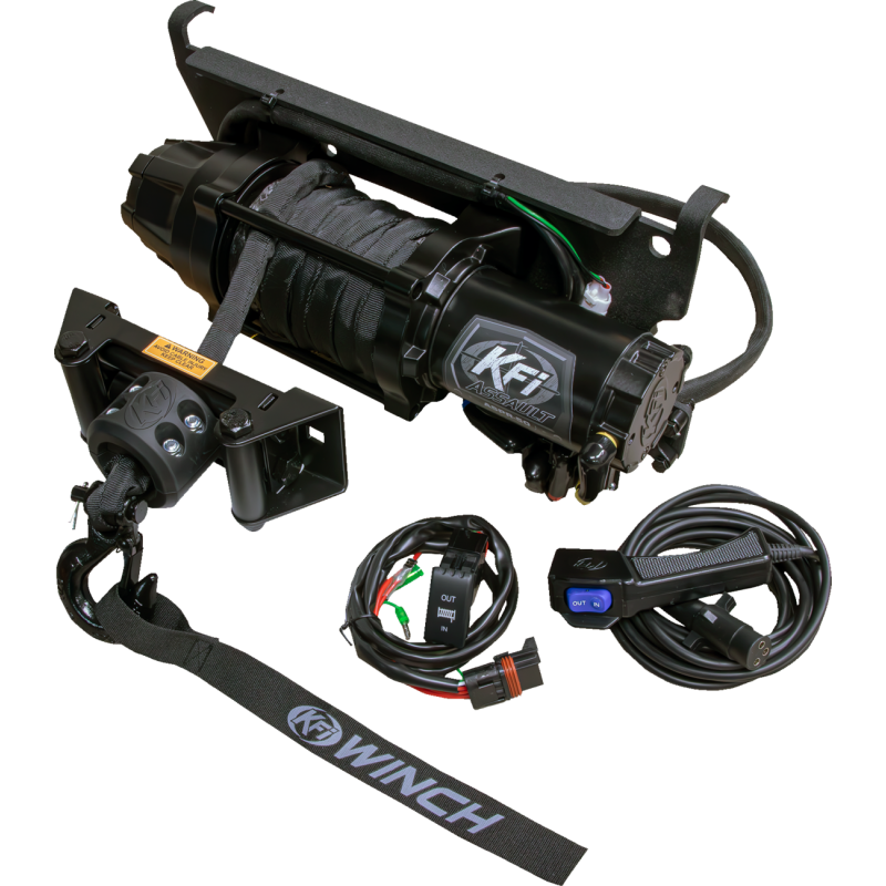 PLUG-N-PLAY WINCH - 5000 LB - SYNTHETIC CABLE