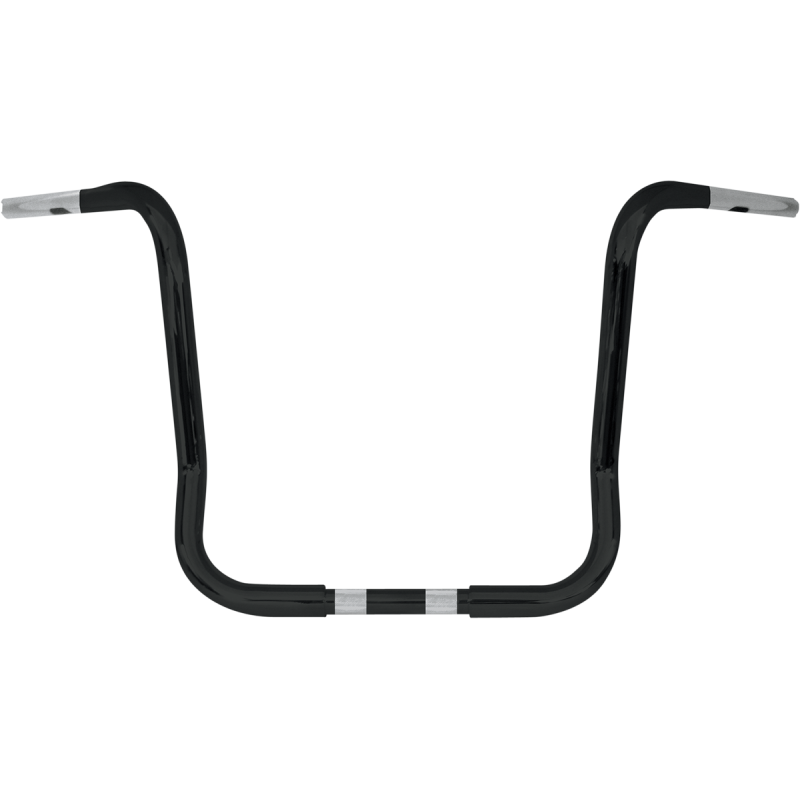 1-1/4" BLK FLHT/C/X 14" APEHANGER BARS
