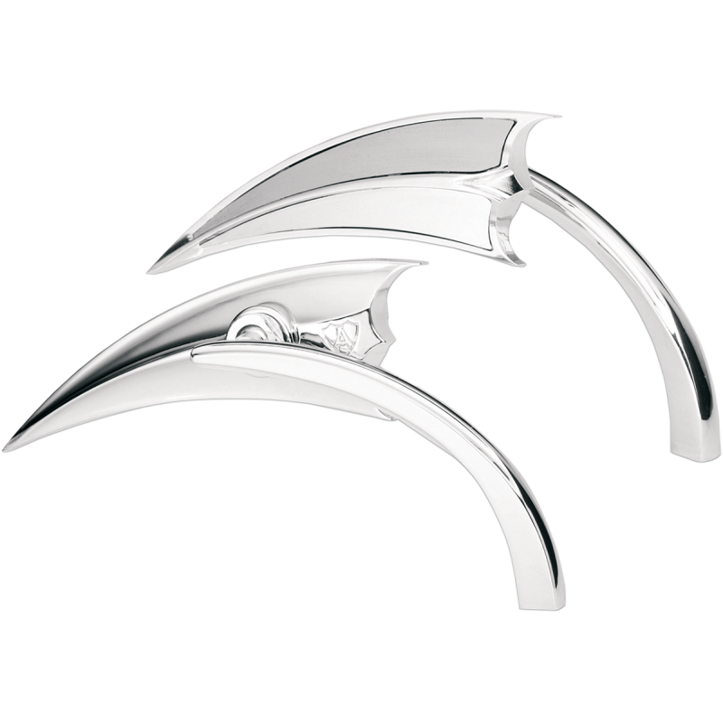 SCOOP TRIANGLE MIRROR CHROME LEFT (EA)