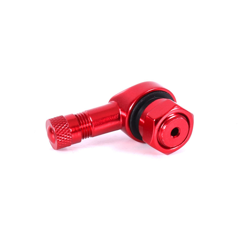 VALVE ALU. 90D RED