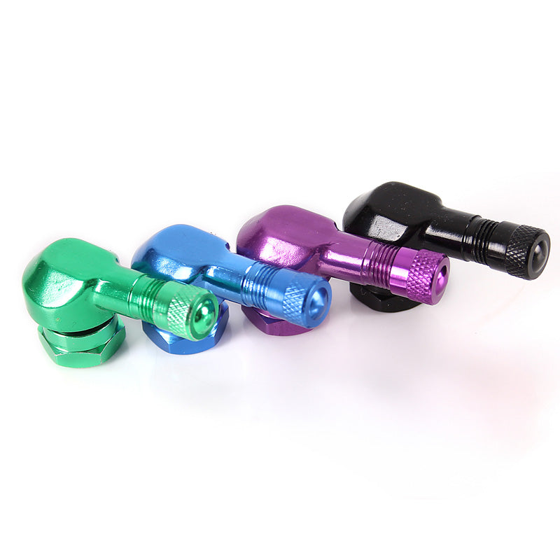 VALVE ALU. 90D GREEN