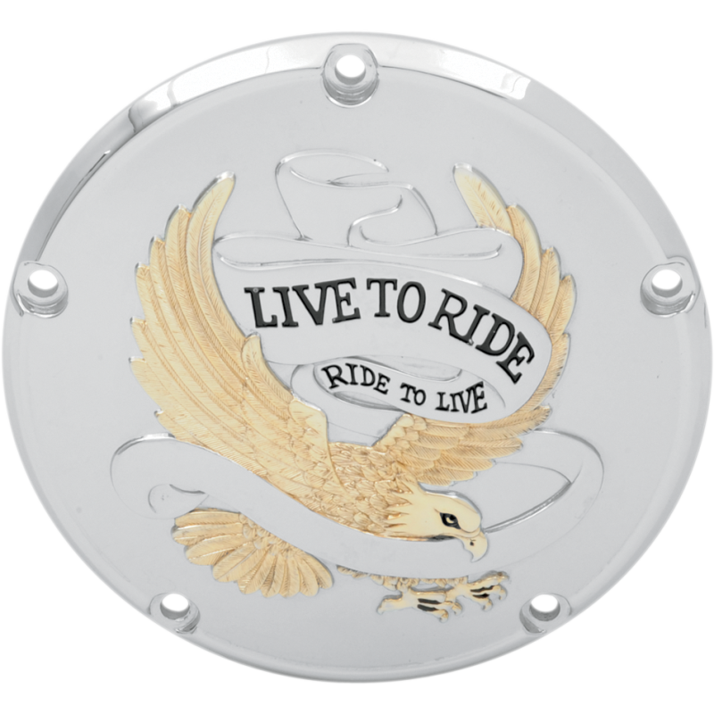 99-18 B/T GOLD LIVE TO RIDE DERBY CVR