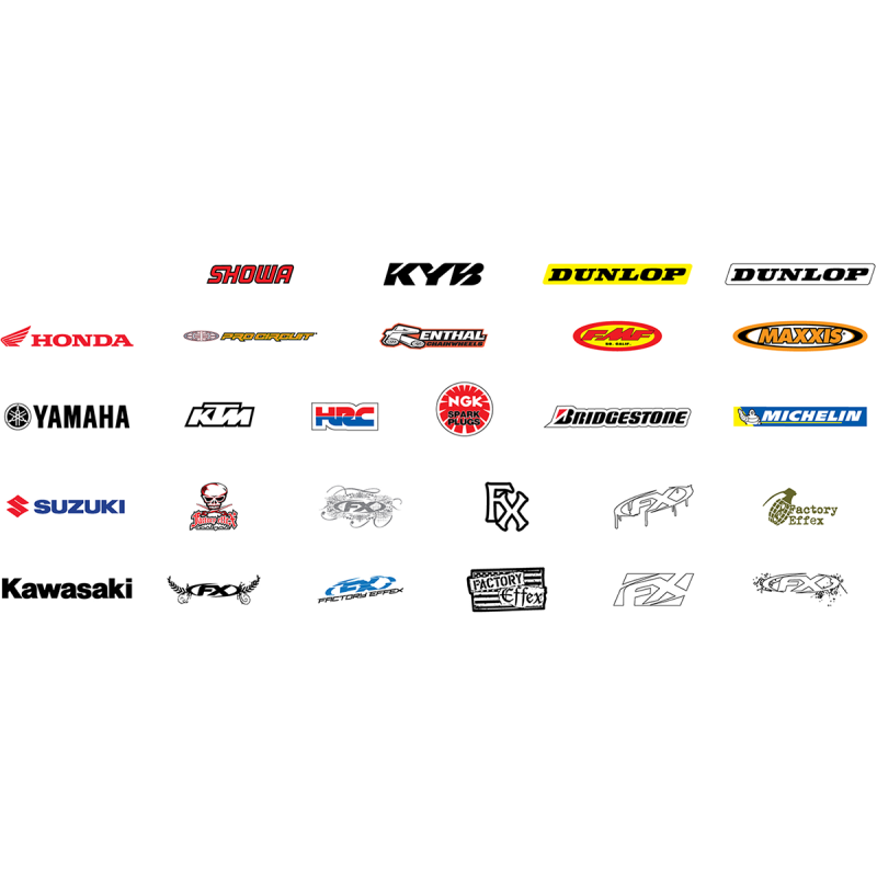 5-PACK LOGO STICKERS - KTM
