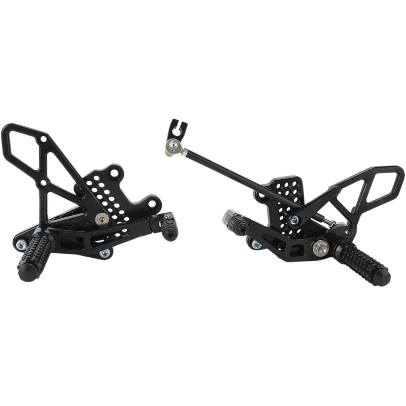 08-16 CBR1000RR REARSETS BLACK V2