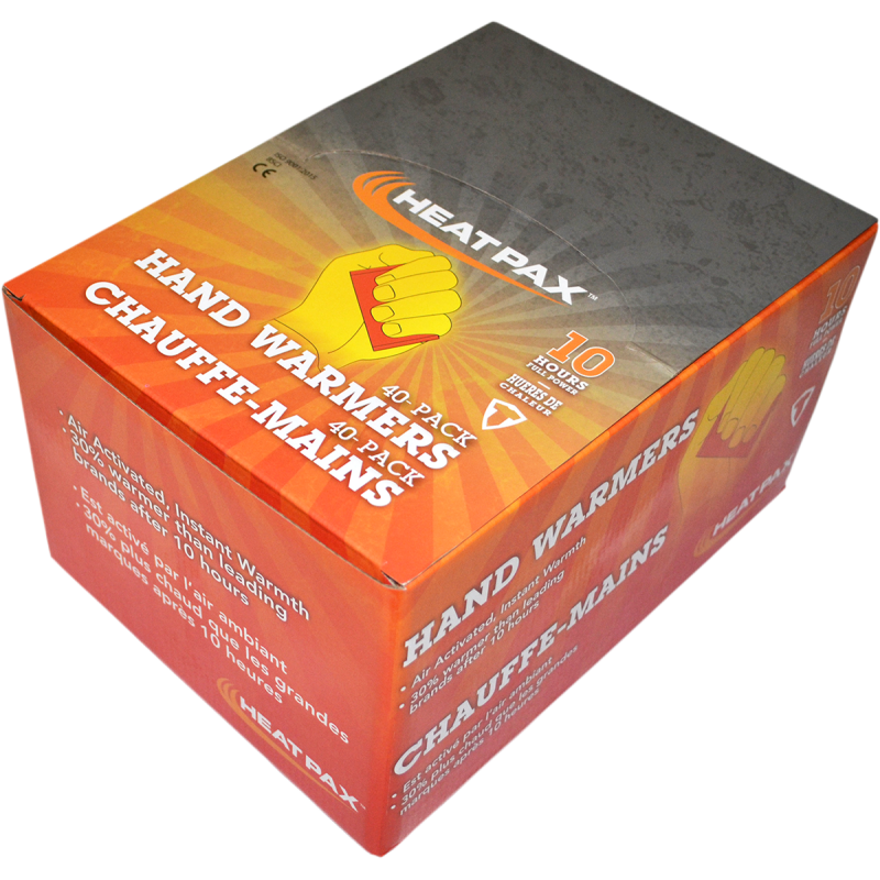 HEAT PAX HAND WARMER 40PAIR DISPLAY CASE
