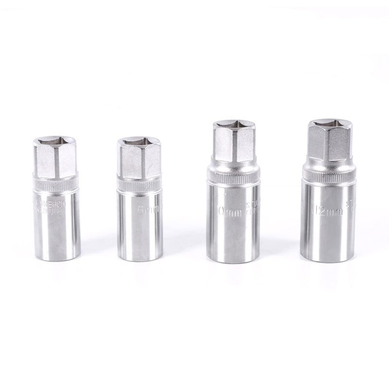 4PCS METRIC STUD PULLER SOCKET WRENCH SET.