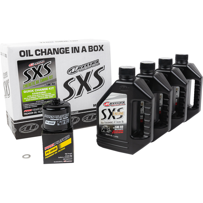 MAXIMA RACING OIL KAWASAKI SXS QUICK CHANGE KIT 5W