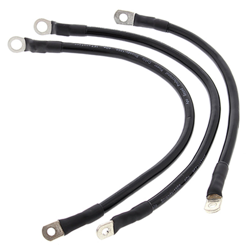 BATTERY CABLE KIT BLACK, 1X12'', 2X16''