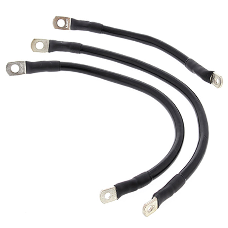 BATTERY CABLE KIT BLACK, 1X8'', 2X13''