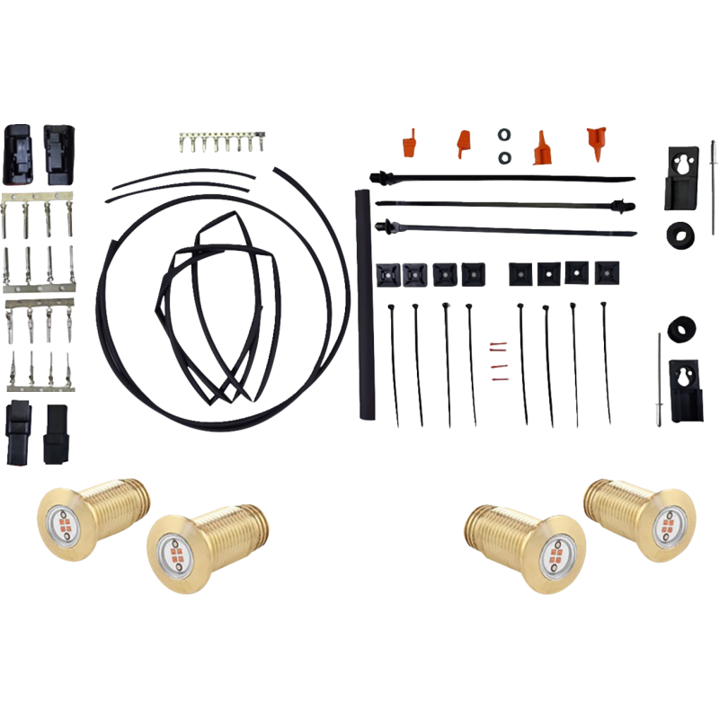 Lightning Bolts Kit - Run/Brake/Turn - Brass