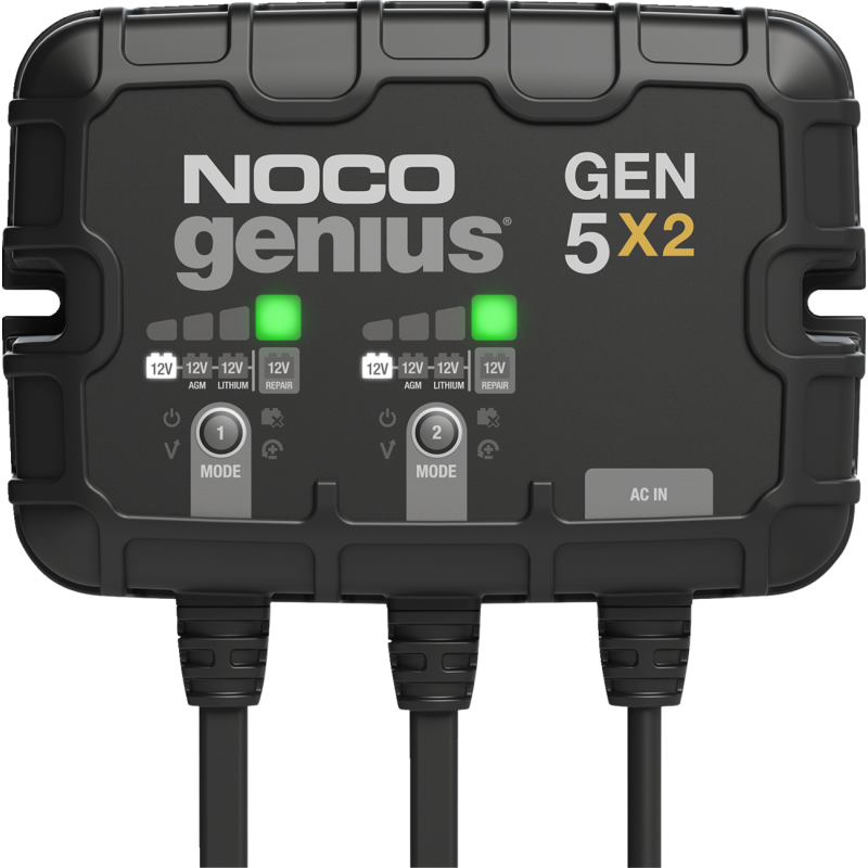 2-Bank 10A Onboard Battery Charger