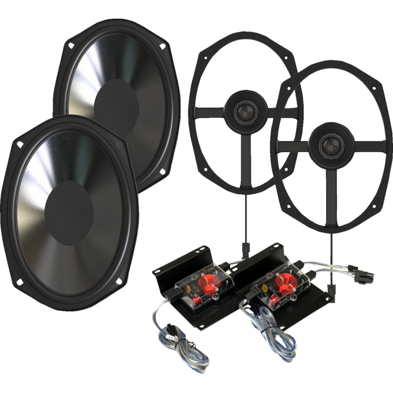 300 WATT 4OHM 6"X9" SPEAKER SYSTEM W/EXTERNAL CROSSOVER