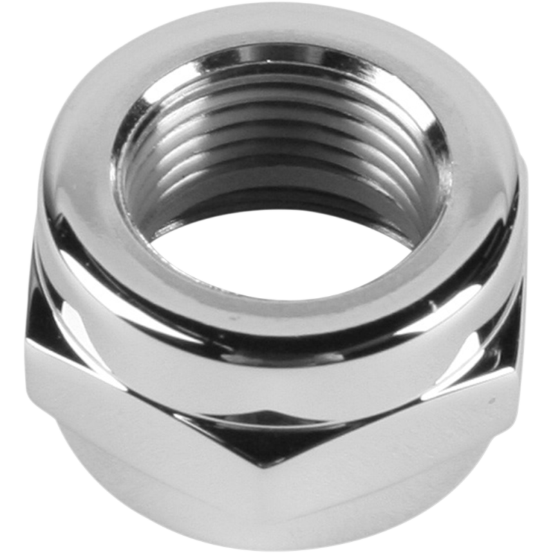 ADAPTER NUT CHROME 75-UP ALL TANK