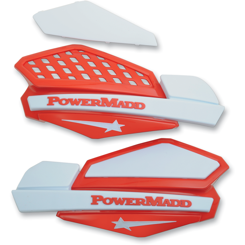 HANDGUARDS RED/WHITE
