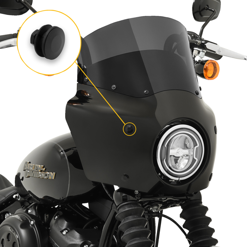 Attachment Assemby - Low-Profile - Black