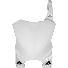 FRONT NUMBER PLATE RAPTOR KXF WHITE