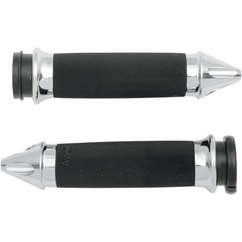 08-19 FLHT CUSTOM SPIKE GRIPS AVON