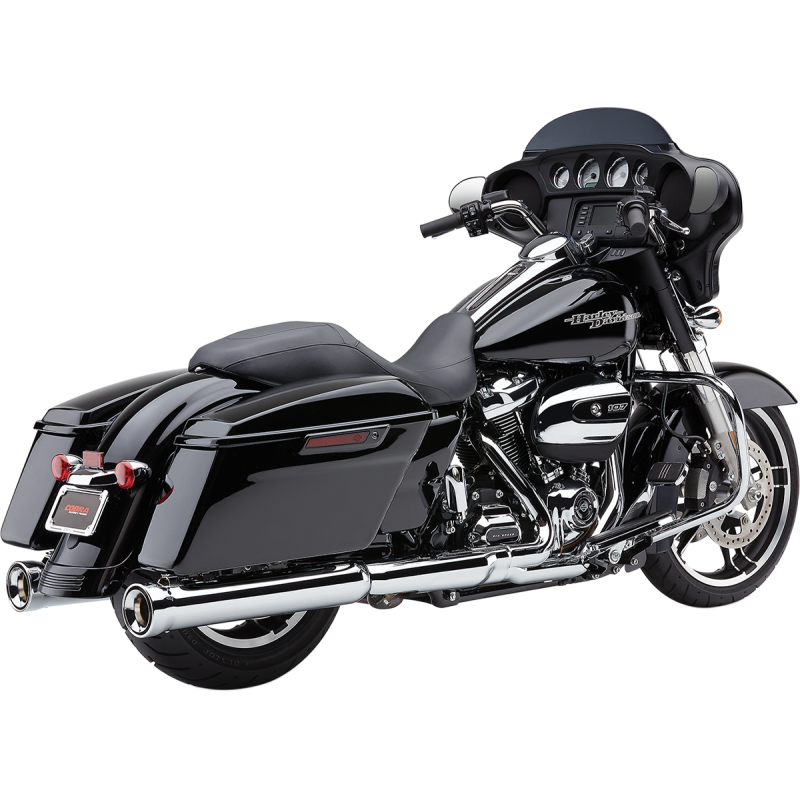 17-18 FLH MUFFLERS NH CHROME