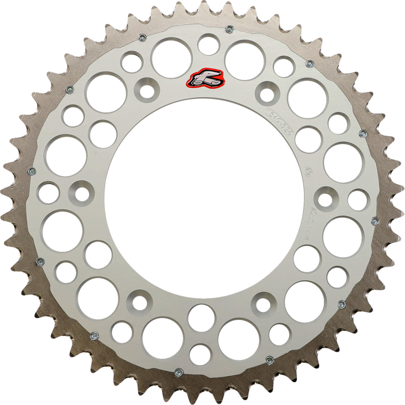 RENTHAL TWINRING SPROCKET 1540-520-49GP SILVER