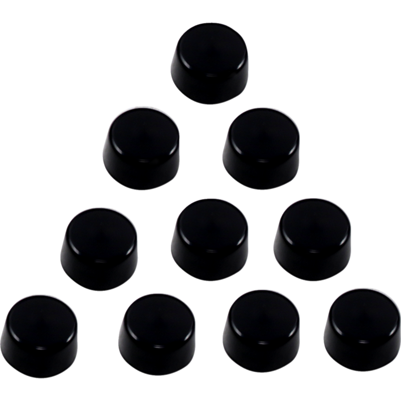 COVER BOLT 7/16 HEX BLK