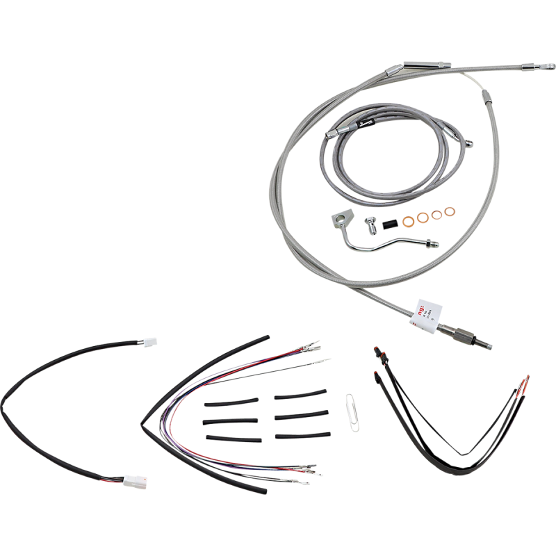 Handlebar Cable/Brake Line Kit - Complete - 14" Ape Hanger H