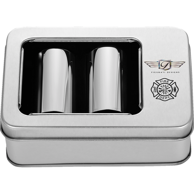 ND MAG DOCKING COVERS SILVER WITH MALTESE CROSS 25.2X46.5mm