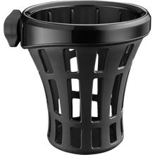 HOLDER DRNK BIG ASS GEN 2 BLK, H-BAR MNT 1-1/8", 1-1/4" BLK