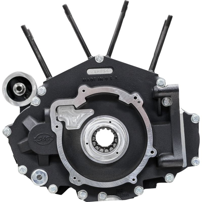 CRANKCASE ASSEMBLY MK-SERIES BLACK M8 SOFTAIL