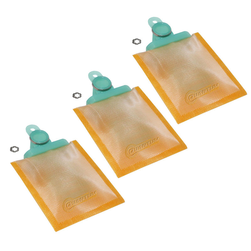 FUEL PUMP STRAINER (PRE-FILTER) QTY 3 POLARIS, KAWASAKI, APRILIA, HARLEY-DAVIDSON, TRIUMPH, YAMAHA, CFMOTO