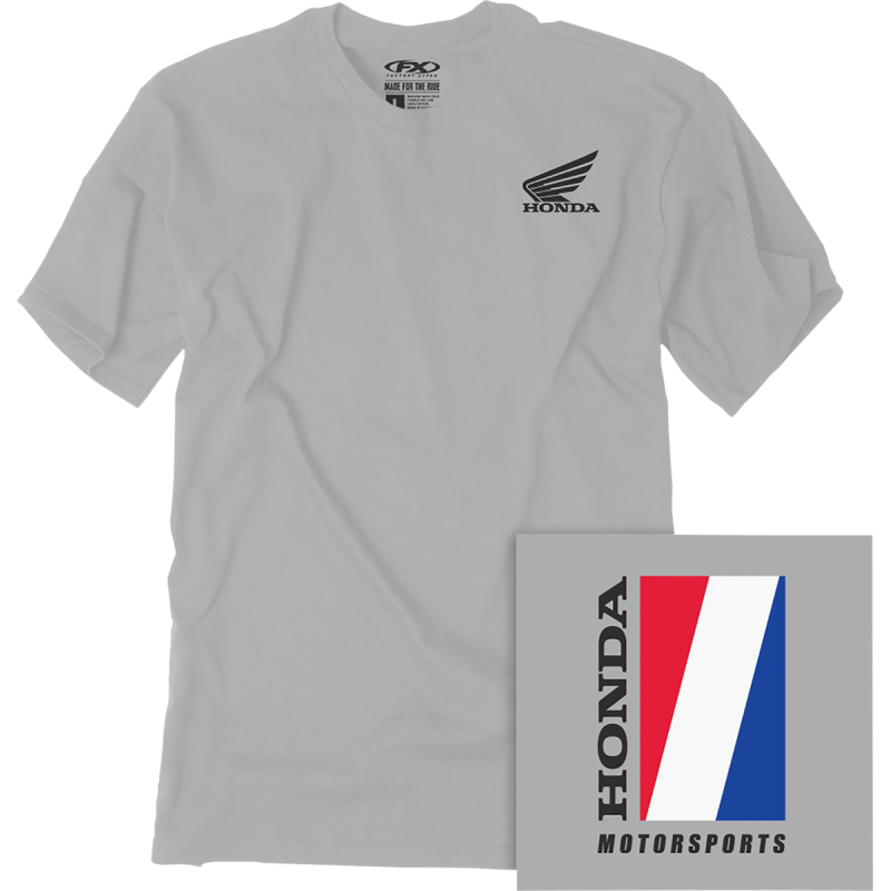 TEE HONDA MTRSPRT GRY MD