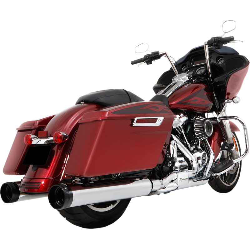 95-16 FL MOTOPRO45 MUFFLERS CHR/BLK TRAD
