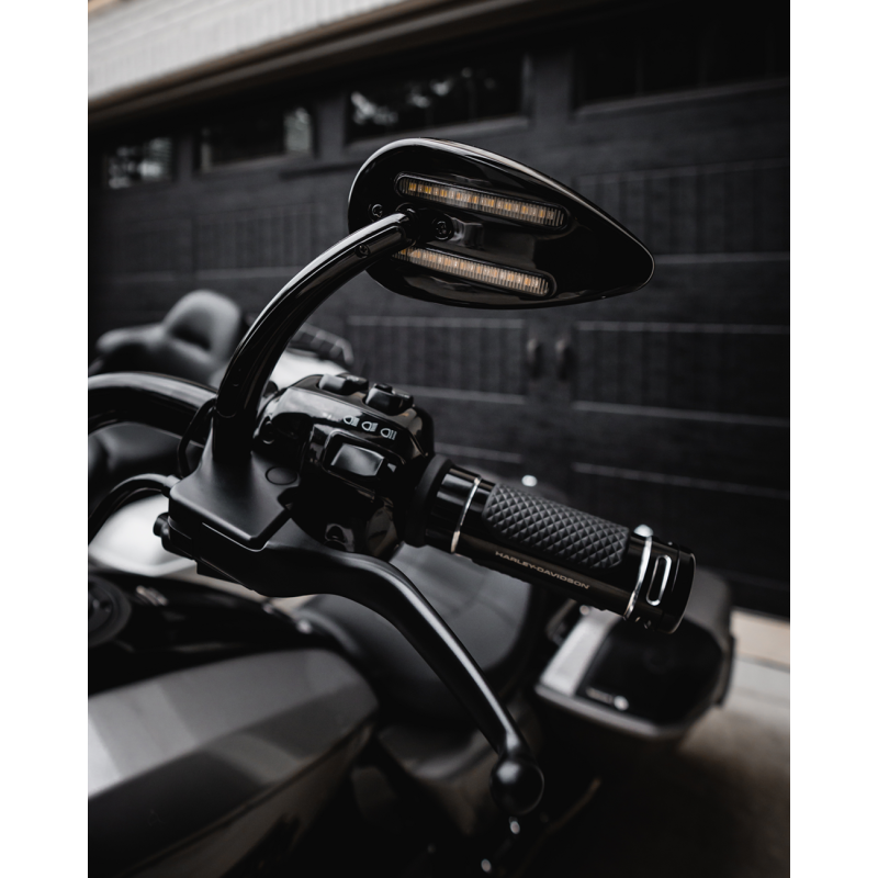 MIRRORS LED RUN & TURN SIGNAL BLACK