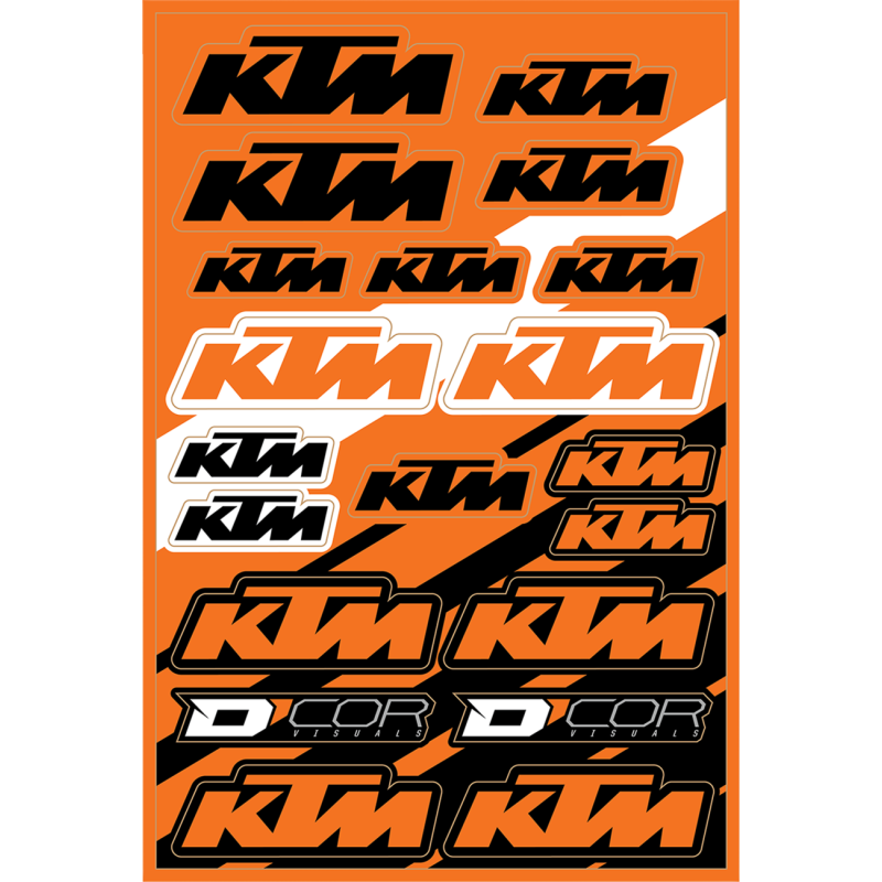 DECAL SHEET KTM COR2