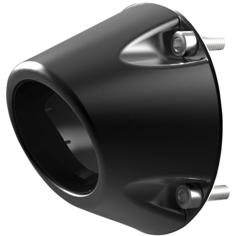 EURO END CAP - ROUND / HMF  / BLACK