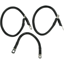 65-79 FLH BLACK BATTERY CABLE KIT