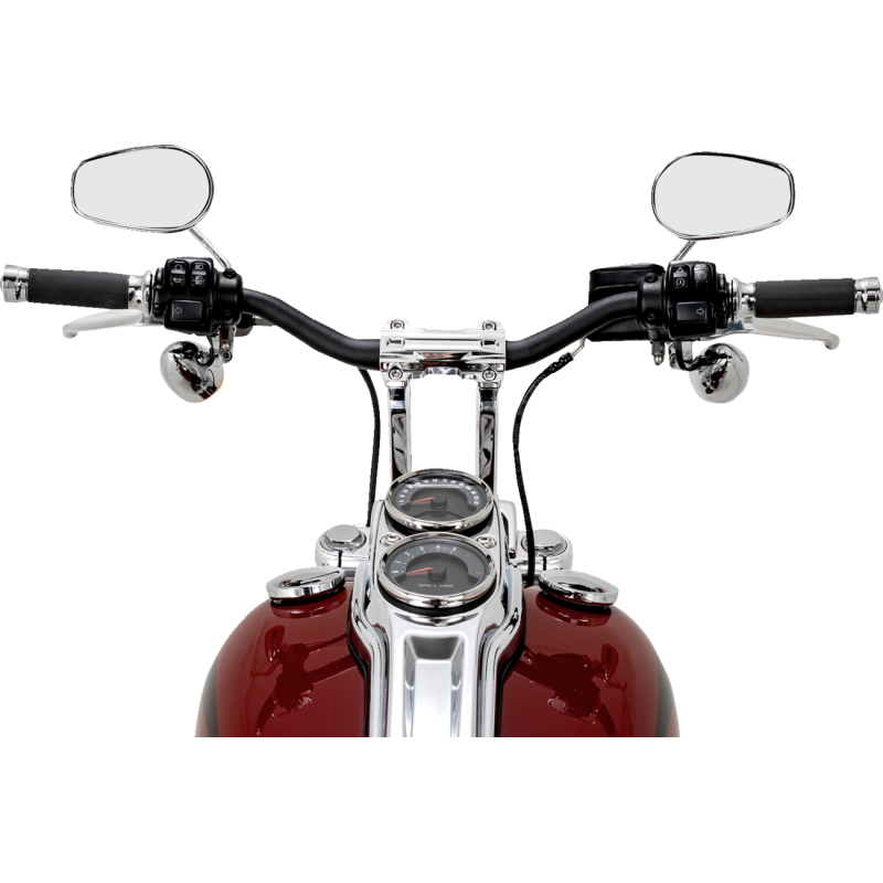 Phatbar & Riser Kit - Internal Wiring - 9" - Chrome