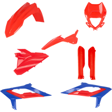 PLASTIC KIT FULL BETA RED/BLUE