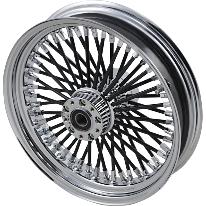 02-07 FLHT 16X3.5 RR BLK 50SP WHEEL