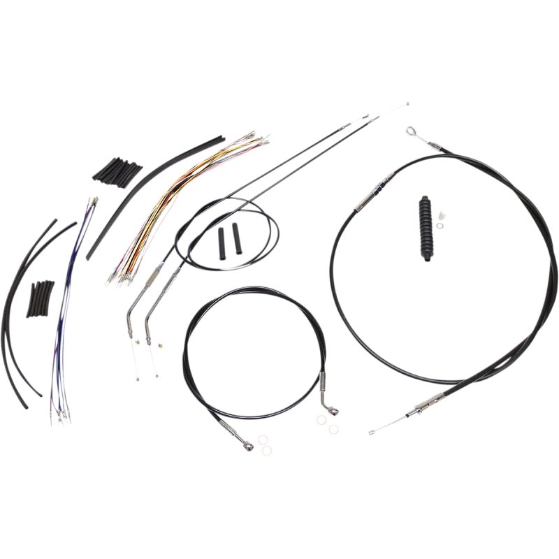 Control Cable Kit - XR - Black/Chrome