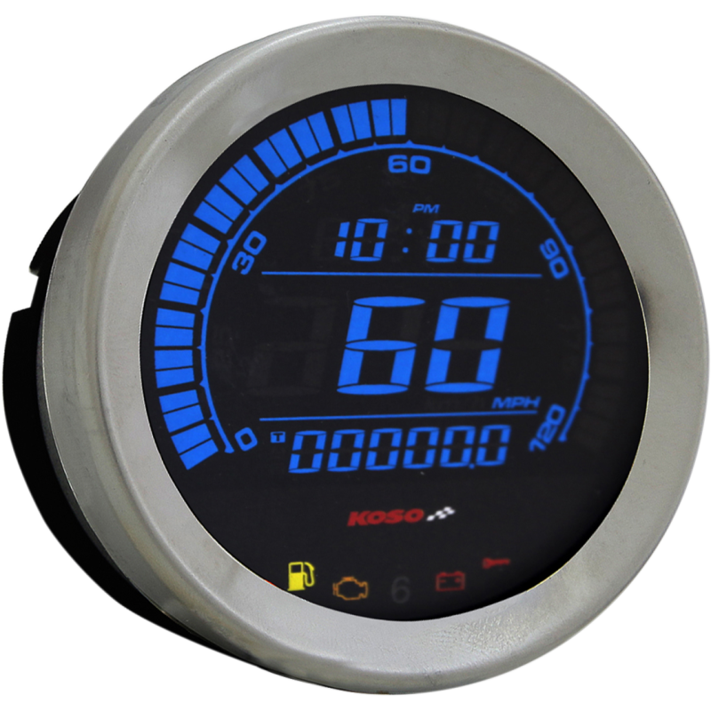 SPEEDO HD 4" CHROME