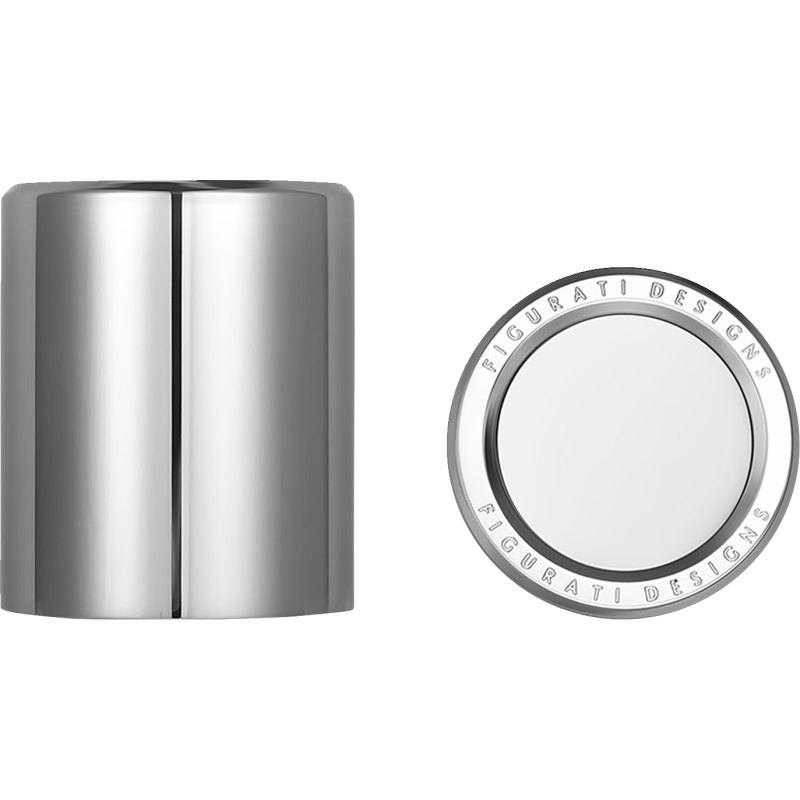 ND MAG DOCKING COVERS PLAIN SILVER 25.2X32mm